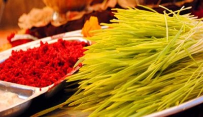  मान्यजनको हातबाट टिका जमरा ग्रहण गरि विजया दशमी मनाइँदै 